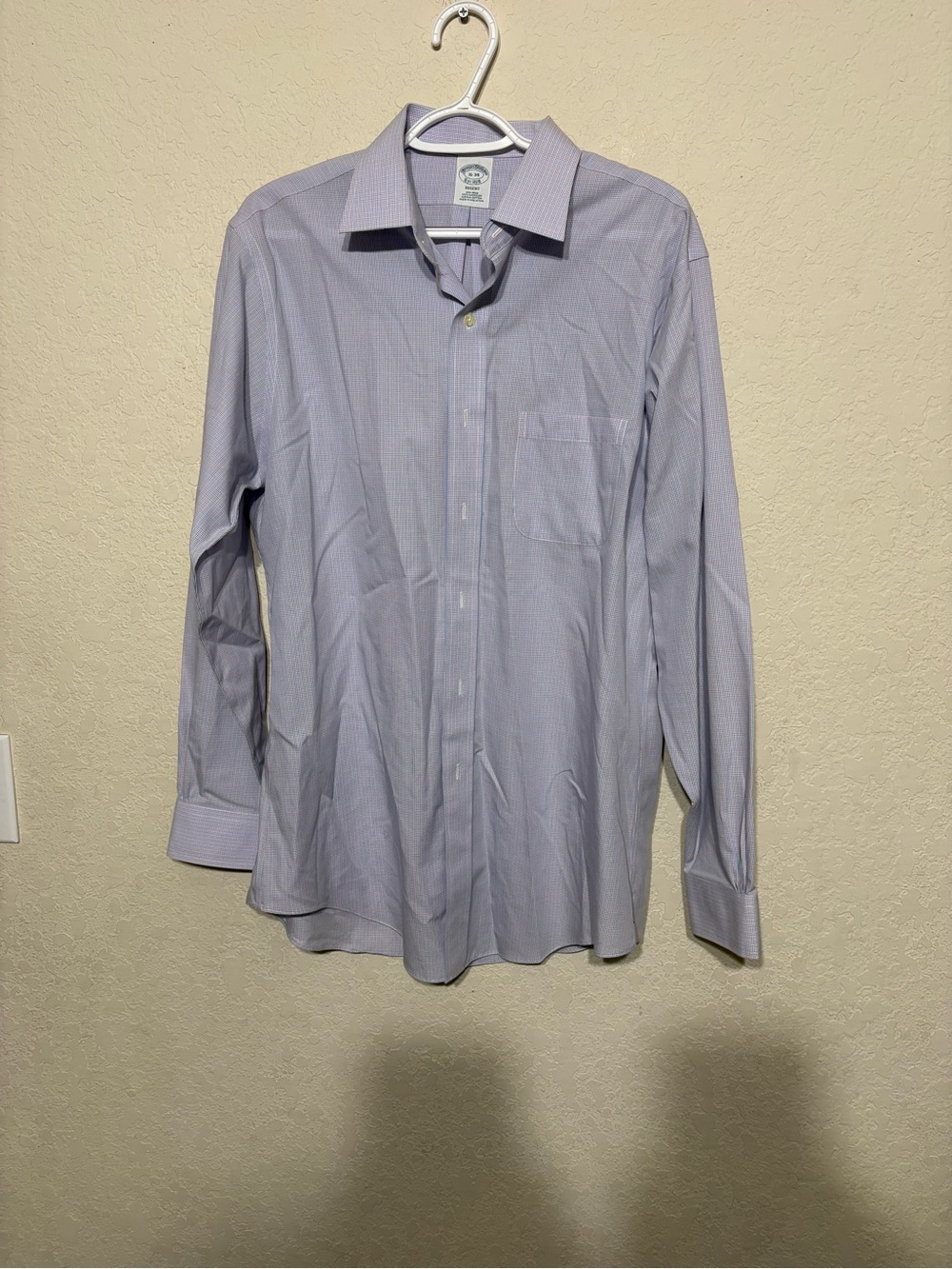 Brooks Brothers Lavender-Striped Dress Shirt